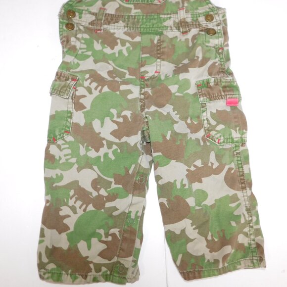Please Mum Boys 12 - 18 Months Green Camo Camouflage Overalls - Picture 3 of 10